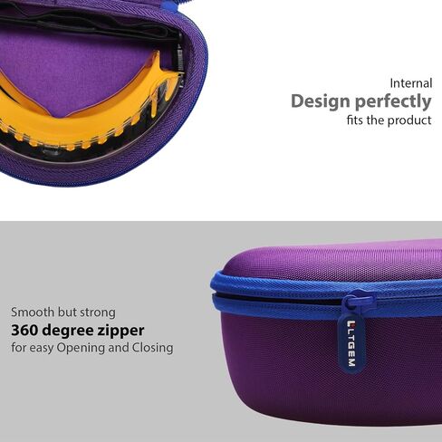 LTGEM Safety Glasses Case for Dewalt DPG82/DPG82-11/DPG82-11C/DPG82-11D/DPG82-21/DPG82-21C/DPG82-21D/DPG84 (Case Only) in Kuwait