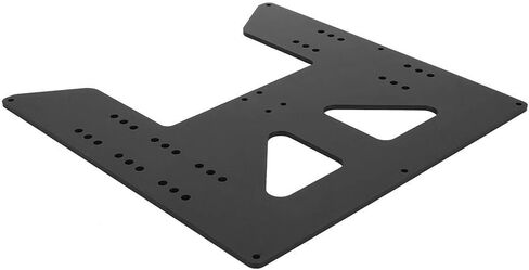 مجموعة لوحة دعم السرير الساخن من ASHATA Z Axis، سرير سخان الأجزاء ثلاثية الأبعاد من Prusa i3 Anet A8 A6 قطع غيار الطابعة ثلاثية الأبعاد من الألومنيوم مع منزلق SC8UU ومسامير، أسود in Saudi Arabia
