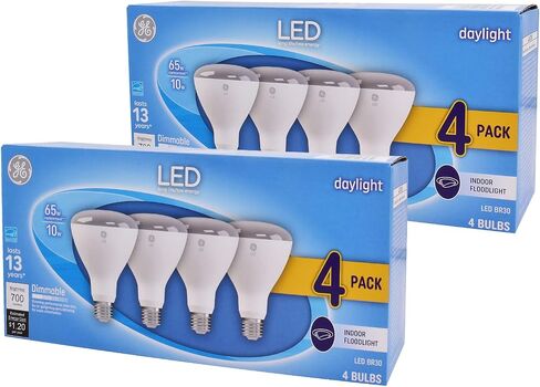 لمبات LED بديلة GE Daylight 65 وات BR30 (8) in Saudi Arabia