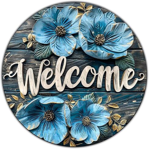 Let It Snow Snowman Sign Winter Welcome Farmhouse Christmas Metal Tin Sign for Outdoor Outside Porch Rustic Snowflakes Wreath Wall Hanging Decoration 8 Inch in Saudi Arabia