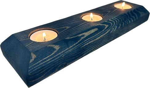 Modern Boat Silhouette Profile 3 Tea Light Candle Holder, 12 inches (Aged Barrel Gray) in Saudi Arabia