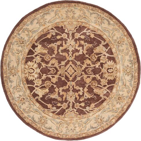 SAFAVIEH Anatolia Collection Runner Rug - 2'3" x 8', Brown & Plum, Handmade Traditional Oriental Wool, Ideal for High Traffic Areas in Living Room, Bedroom (AN545A) in Saudi Arabia
