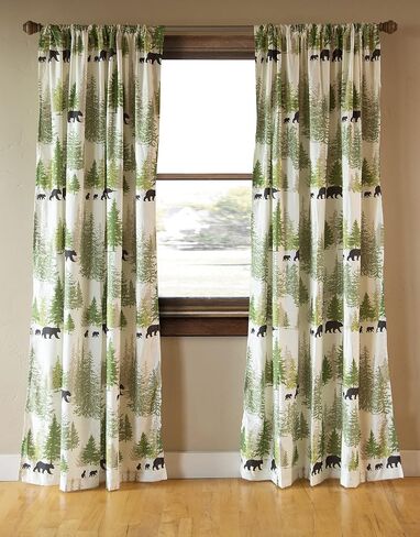 Carstens Stack Rock Southwestern Curtain Panel Set 54x84, White (JQ415) in Saudi Arabia