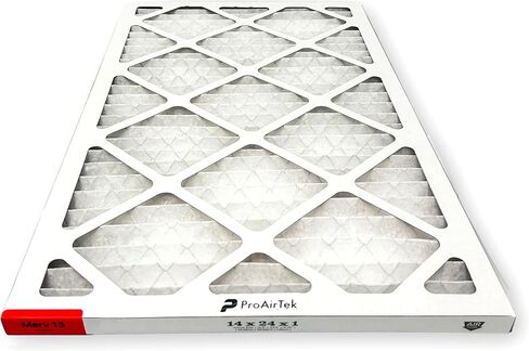 Proairtek AF14241M13SWH موديل 14x24x1 فلتر هواء، MERV 13؛ مثالية لأي شخص يريد هواءً نظيفًا ومنعشًا في منزله؛ يوفر تدفق هواء محسن وكفاءة؛ ترشيح عالي الأداء in Saudi Arabia