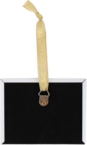 Elanze Designs Christmas 2023 Gold Foil 4 x 3 Metal Mini Picture Frame Christmas Ornament in Saudi Arabia