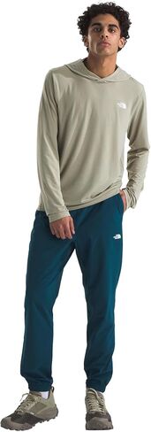 سترة بغطاء رأس للرجال من THE NORTH FACE (حجم قياسي وكبير)، زيتوني الغابة، مقاس كبير in Kuwait