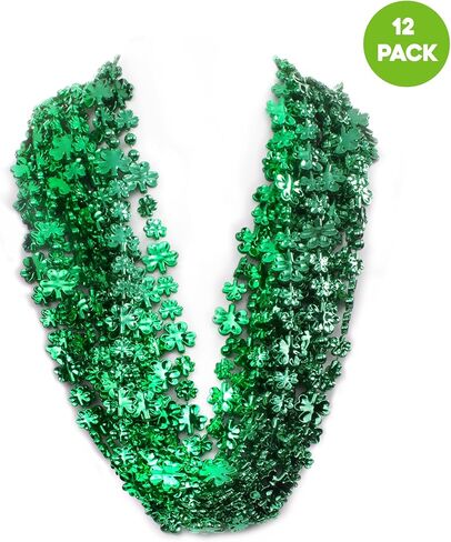 Windy City Novelties 4th of July Stars Bead Necklaces باللون الأحمر والأزرق والأبيض 12 حزمة in Saudi Arabia