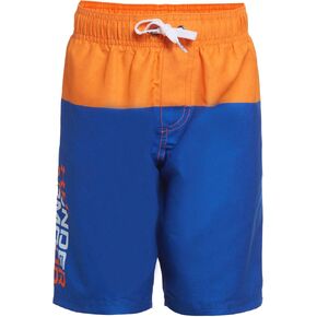 Under Armour Boy's Color-Block Volley (Little Kids/Big Kids) Blaze Orange 4 Little Kid