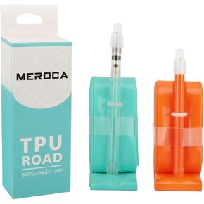 TPU Inner Tube 700x 23-35c Ultra-Light Bike Tubes with 45mm/65mm/80mm Presta Valves for Road Bike/Gravel Bike