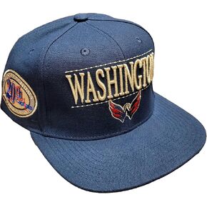 Mitchell & Ness NHL Washington Capitals The City Snapback Hat Cap Navy