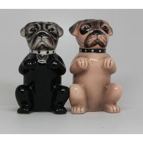 Pacific Giftware ATTRACTIVES Salt and Pepper Shaker - Pugs