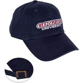 Desert Cactus Gonzaga University Baseball Hat Bulldogs GU Zags Brimmed Embroirderd Hats Cap Adjustable Cloth Strap Adult (Style D) Blue