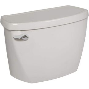 American Standard 4142.016.020 Yorkville Flushometer Toilet Tank Complete with Coupling Components, White (Tank Only), 9.90 in wide x 17.60 in tall x 22 in deep