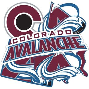 Desert Cactus Colorado Avalanche Team NHL National Hockey League Sticker Vinyl Decal Laptop Water Bottle Car Scrapbook (Type 2-3)