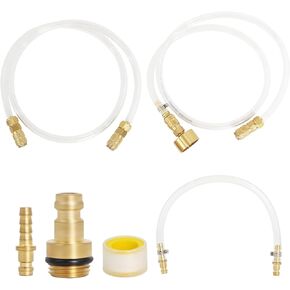 35" Boat Hydraulic Steering Bleed Kit for Sea Star, Hydraulic Steering Fluid Filler Tube Kit Use for Fill Hydraulic Steering Fuel, Compatible with All Outboard Sterndrive & Inboard