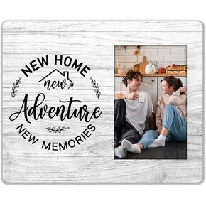 House Warming Gifts New Home, Picture Frame Fits 4x6 Photo, Perfect Housewarming Gift, First Apartment Gifts, New Homeowner Gifts For Men Women. (030)