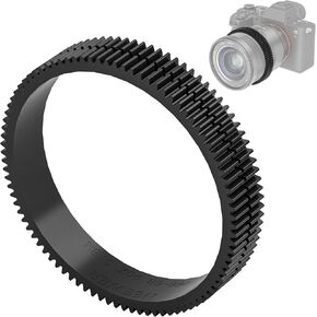 NEEWER 14PCS Seamless Follow Focus Gear Ring Set 0.8 MOD for ø46.5-90mm Lens, Compatible with SmallRig Compatible with Tilta NEEWER Follow Focus for Canon Sony Nikon Fujifilm Sigma Lens, PG008