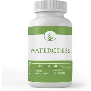 Pure Original Ingredients Watercress, (100 Capsules) Always Pure, No Additives Or Fillers, Lab Verified