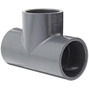 Spears 801 Series PVC Pipe Fitting, Tee, Schedule 80, 2" Socket