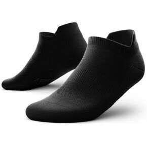 Outway Flagship Men’s and Women's Ankle Socks, Moisture-Wicking with Arch Support Colorful Design White Ankle Socks