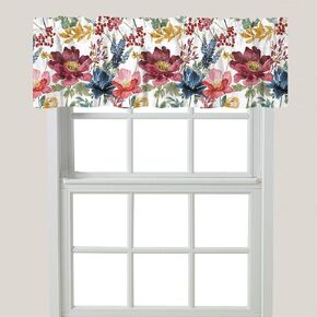 Laural Home Watercolor Fall Window Valance, Multi