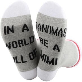 TSOTMO Mimi Socks Grandma Gift Mimi Life Gift Grandma Retirement Gift For Mimi New Mimi Gift Mother Day Gift For Mimi