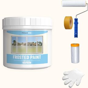 Frosted Glass Paint,Window Frosting Paint,Window Privacy Paint,Washable Frosted Glass Paint for Windown,Bathroom,Bedroom,Living Room,Kitchen,Office,Ceiling Window 1Kg/32oz