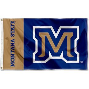 College Flags & Banners Co. Montana State Bobcats New Logo 3x5 Flag