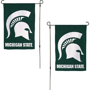 Desert Cactus Michigan State University Garden Flag Spartans MSU Banner 100% Polyester (Design K)