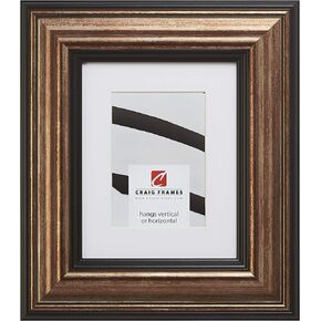 Craig Frames 21307201 20 x 24 Inch Aged Copper and Black Picture Frame Matted to Display a 16 x 20 Inch Photo