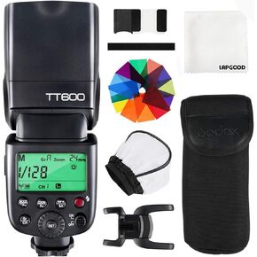 Godox TT600S Camera Flash 2.4G HSS Thinklite GN60 Master/Slave Built-in Godox X System, Camera Speedlite with Xpro-S Flash Trigger Transmitter (TT600S x2pcs)
