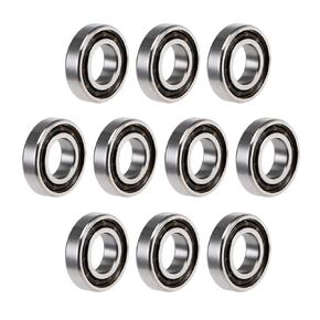 uxcell MR84ZK Deep Groove Ball Bearings 4mm Inner Dia 8mm OD 2mm Bore Single Shielded Chrome Steel Z2 10pcs