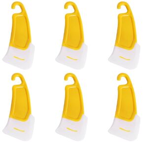 6 pcs Silicone Scraper,Resin Spatula for 3D Printing, Silicone Spatula for Resin Removal, 3D Printer Scraper Accessories,Kitchen Scraper Tool for Kitchen for Cleaning Dishes Pots Pans