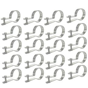 1-3/8" Tension Band for Chain Link Fence,Heavy Duty Chain Link Brace Band Use for attaching chain link fence rails, gate posts, corner posts, end posts (1-3/8")