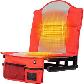 Vantage Heated Stadium Seat - Dual Heat Zones | 9 Hours of Heat | with Battery and Charging Cable