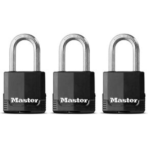 Master Lock Available M115XTRILF Magnum Keyed Padlock, Pack of 1