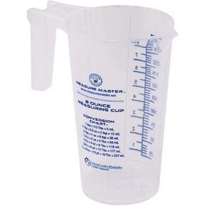 740320 Graduated Container, 8 oz / 250 ml