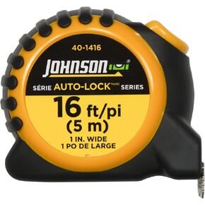Johnson Level & Tool 40-1416 16' x 1" Auto-Lock™ Inch/Metric Power Tape