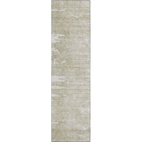Addison Rugs Chantille ACN705 Taupe 2'3" x 7'6" Indoor Outdoor Hallway Runner Rug, Easy Clean, Machine Washable, Non Shedding, Kitchen Area Carpet for Bathroom, Patio, Laundry and Bedroom Rug