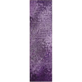 Addison Rugs Chantille ACN565 Purple 2'3" x 7'6" Indoor Outdoor Hallway Runner Rug, Stain Resistant Washable Kitchen Area Carpet for Bathroom, Laundry and Bedroom