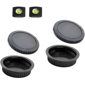 Body Cap & Rear Lens Cover for Canon EOS M50 Mark II M200 M100 M50 M6 Mark II M6 and More Canon EF-M Mount Camera and Lens