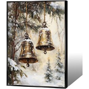 ZETCGSH Vintage Christmas Tree Winter Wall Decor Festivals Print Painting Poster Christmas Gift Canvas Wall Art Farmhouse Home Bedroom Living Room Room Decoration Aesthetics 12X16 in Unframed