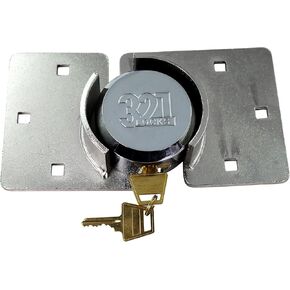 Hidden Shackle Padlock - Trailer Door Lock, Van Door Lock, Shipping Container Lock - Also for Vending Machines,Storage Buildings by 321 Locks