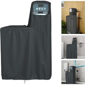 BENVOL Water Softener Cover - 900D Marine-Grade Waterproof Oxford Fabric,All-Season Protection,Easy Install, Universal Fit 64"x40"x16" - Black，Protect Your Outdoor Water Softener. in Saudi Arabia