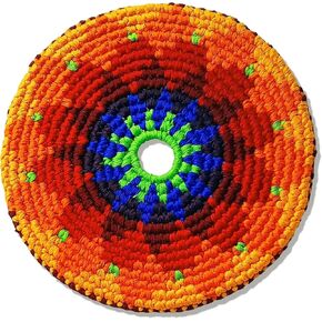 قرص Buena Onda الطائر الداخلي - قرص رياضي مرن مقاس 7 بوصات للعب الداخلي والخارجي - جودة يدوية مذهلة من غواتامالا - يتم تشغيل أقراص الجيب في أكثر من 20 لعبة ممتعة عائلية in Kuwait