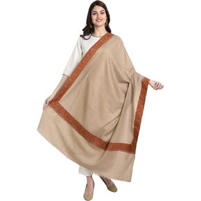 شال زمور كشميري هندي سوزني صوف الباشمينا مطرز للنساء in Kuwait