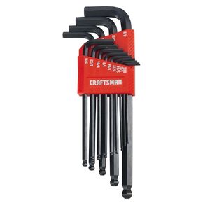 CRAFTSMAN Ball End Hex Key Set, SAE/MM, 26 Piece (CMHT26009)