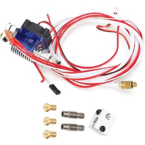 3D Printer Aluminium Block, Stable 3D Printer Extruder Hotend Kit, Aluminum Practical DIY Requirements for Extruders