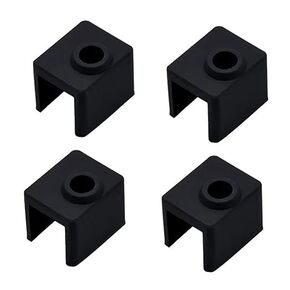 Neptune 4 Neptune 4 Pro Heater Block Cover(4Pcs), Silicone Socks High Temperature Resistant Thermal Insulation Reduce Heat Loss, 3D Printer Accessories