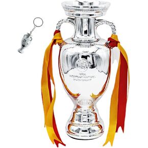 5 Different Sizes Football Championship Tophy, 2024 European Replica Football Delaunay Cup, Resin Soccer Award Sport Fans Souvenir
